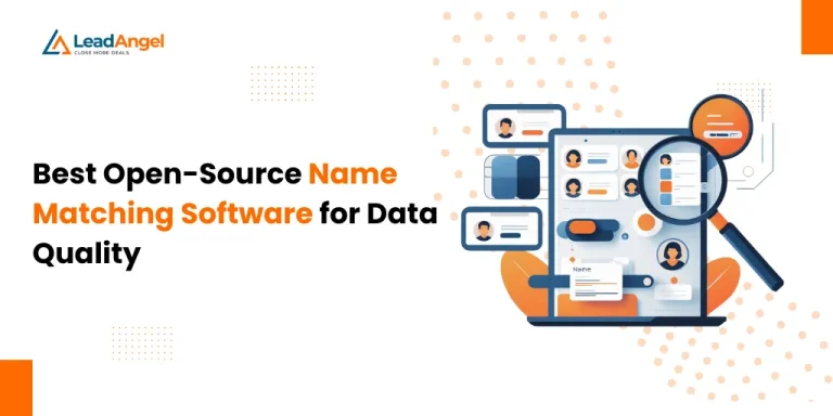 Automated name matching tool cleaning duplicate company records"